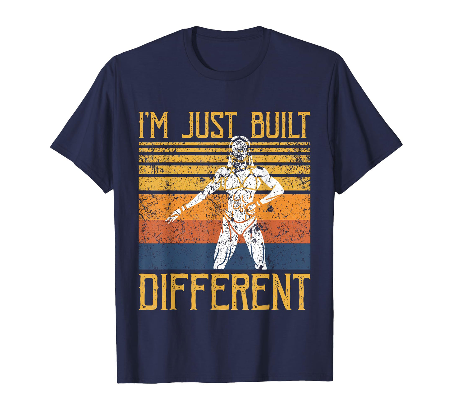 I'm Just Built Different - Fitness Bodybuilding Gym Women T-Shirt