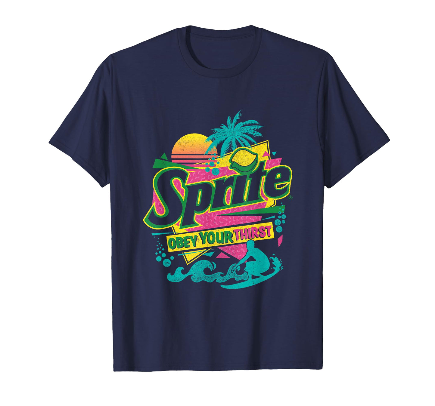 Sprite Retro 90s Beach Obey Your Thirst Men Women T-Shirt