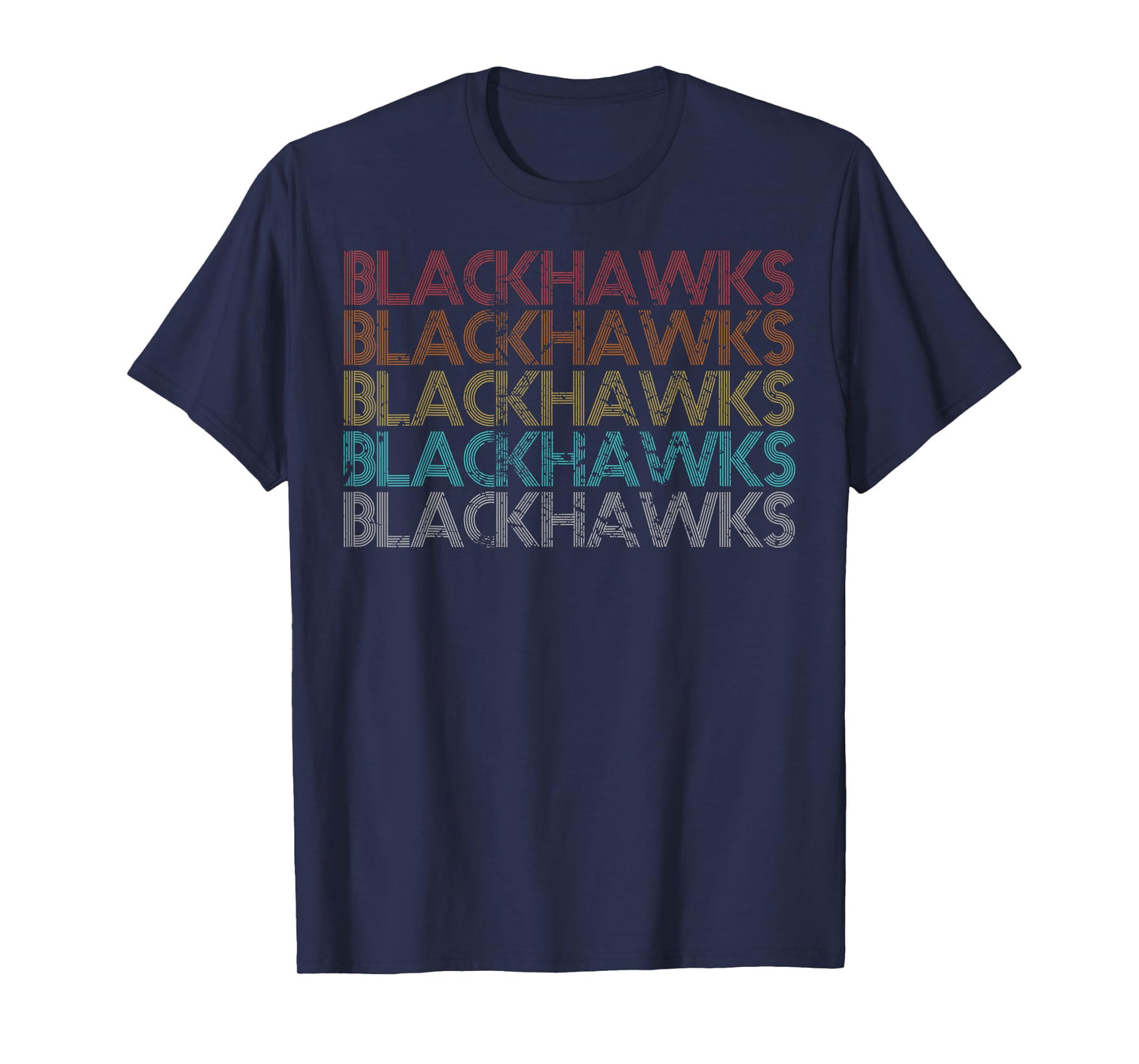 Retro Vintage Blackhawks T-Shirt