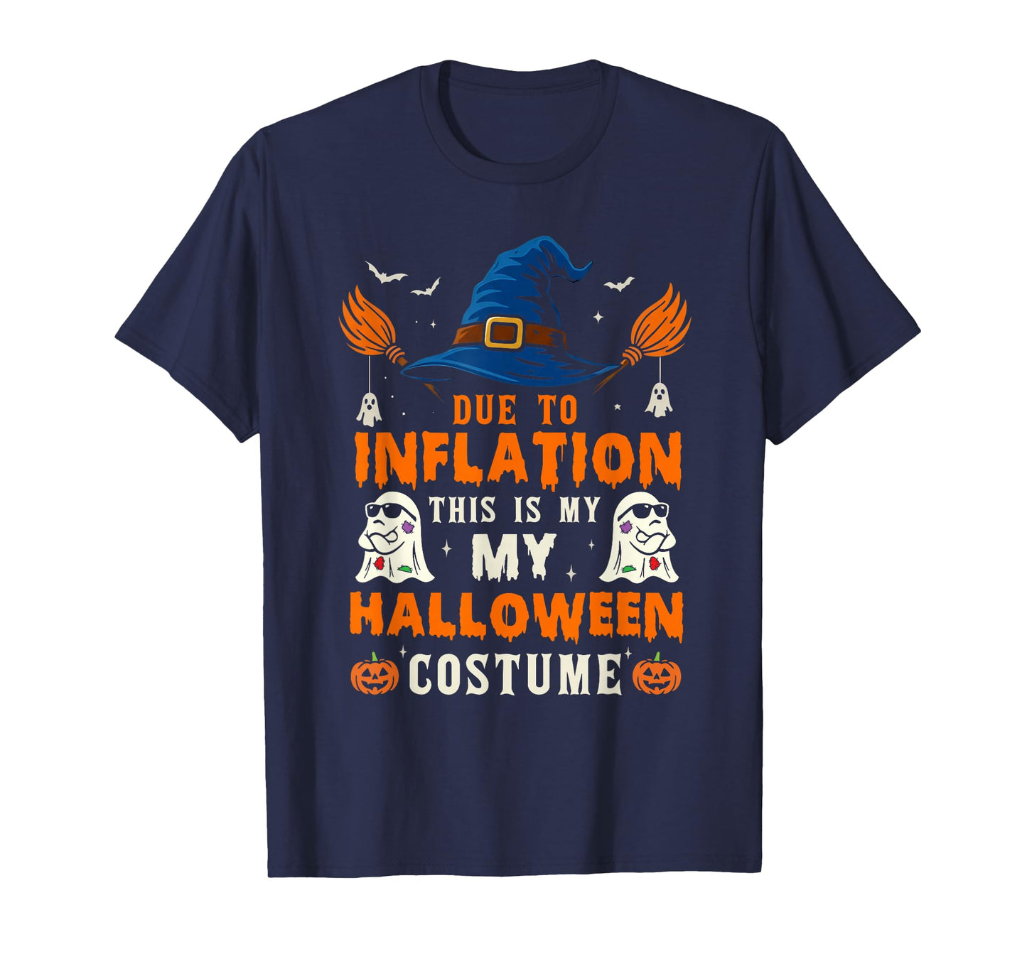 Pumpkin Halloween Costume Men Women Funny Halloween 2025 T-Shirt
