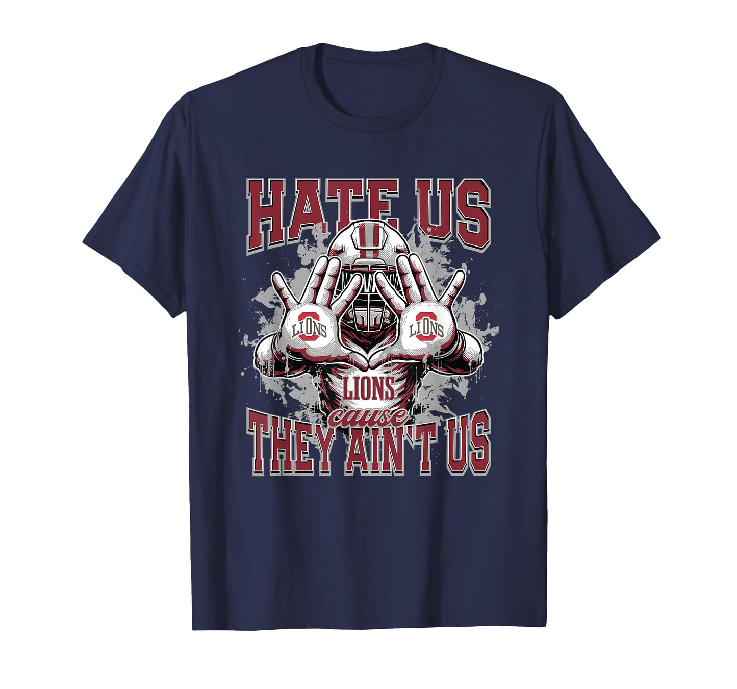 Ouachita Parish Lions Logo Hate Us Cause They Ain't HS T-Shirt