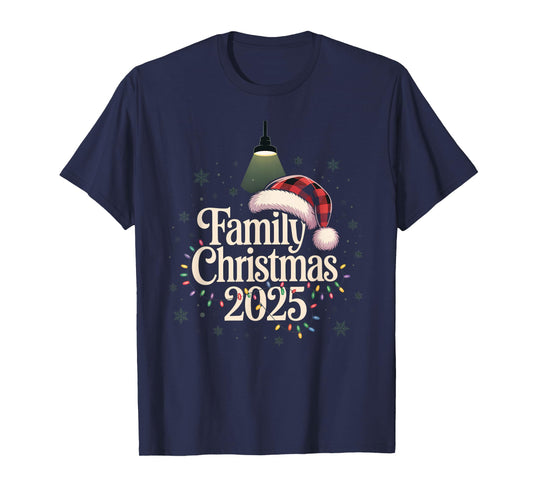 Family Christmas 2025 Matching Outfit Xmas Men Women Kids T-Shirt