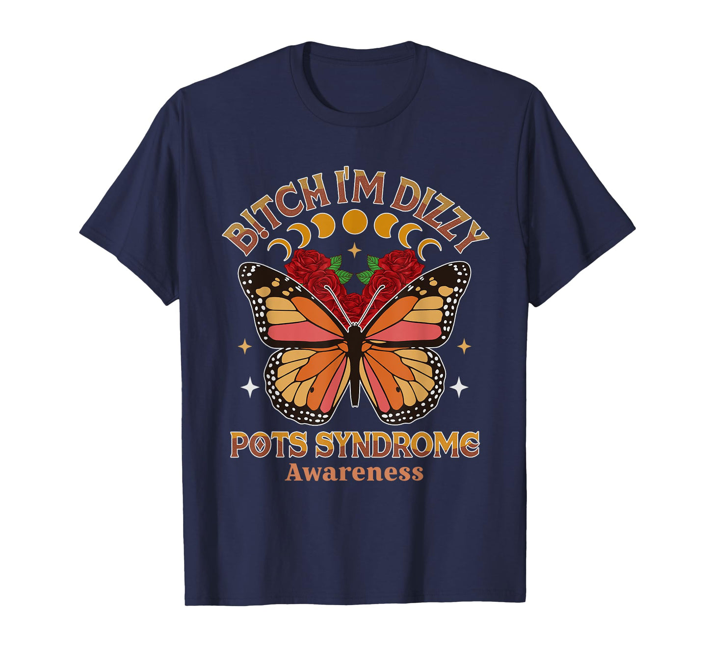 POTS Warrior Btch I'm Dizzy POTS Syndrome Awareness T-Shirt