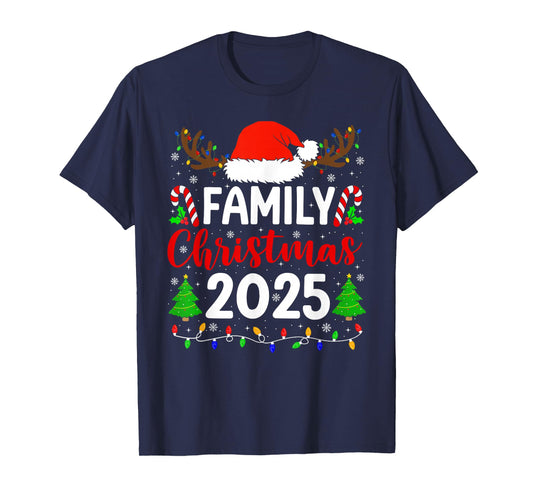 Family Christmas 2025 Funny Xmas Family Men Women Kids T-Shirt