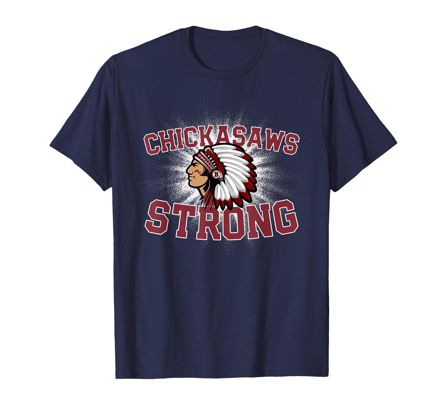Blytheville Chickasaws Logo Strong Flag HS T-Shirt