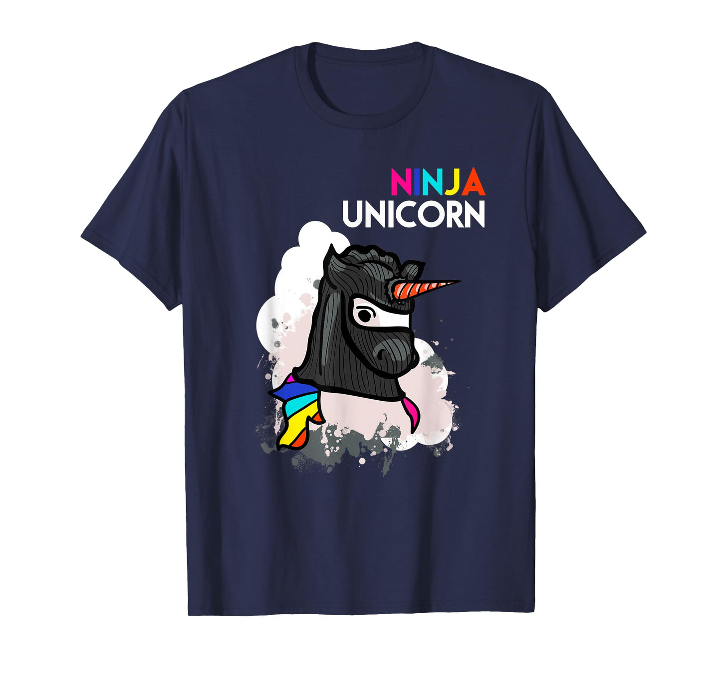 Unicorn Ninja Funny Cool Martial Arts Fighter Gift T-Shirt