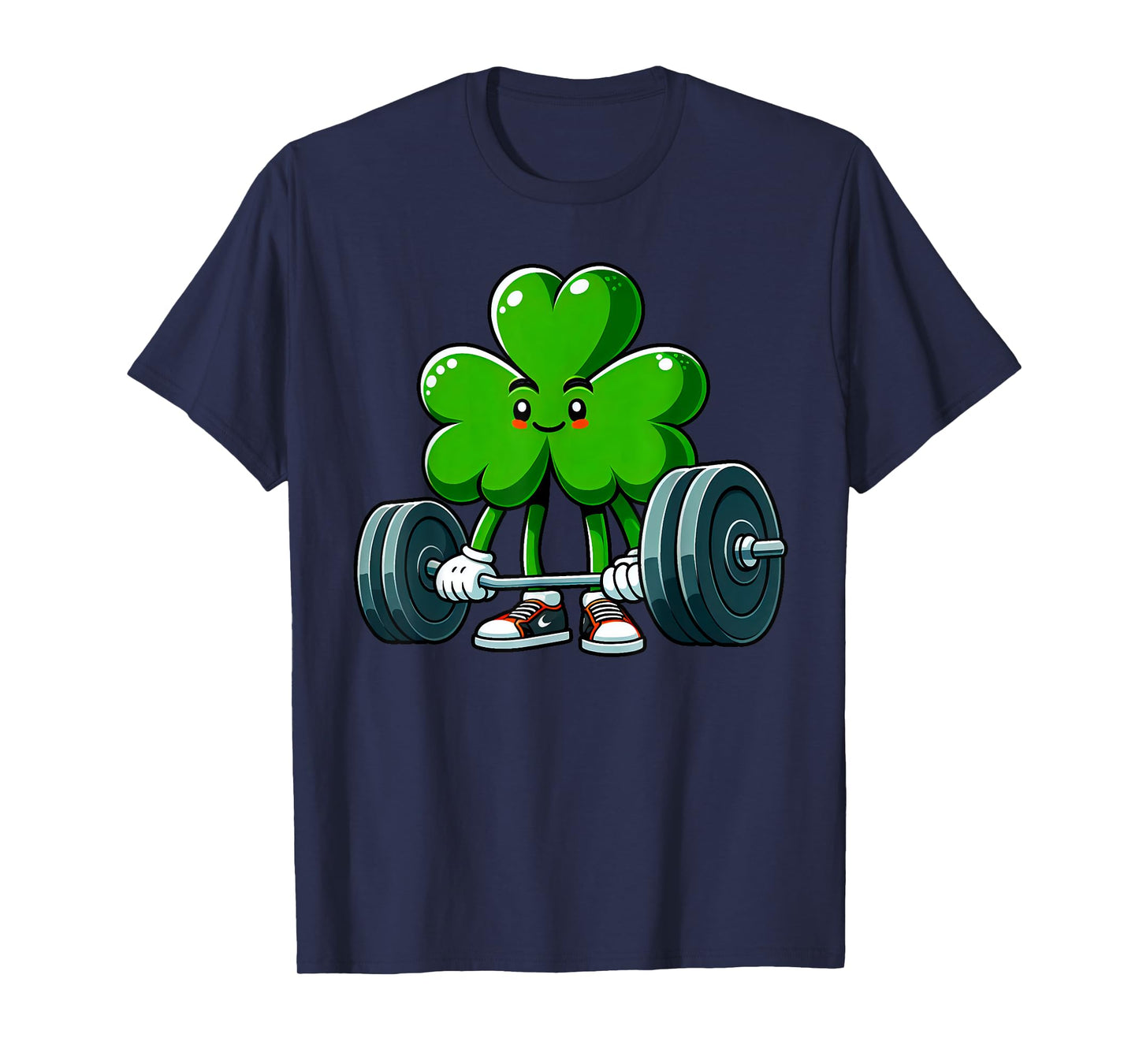 Weightlifing Funny Fitness Workout Gym Shamrock Patricks Day T-Shirt