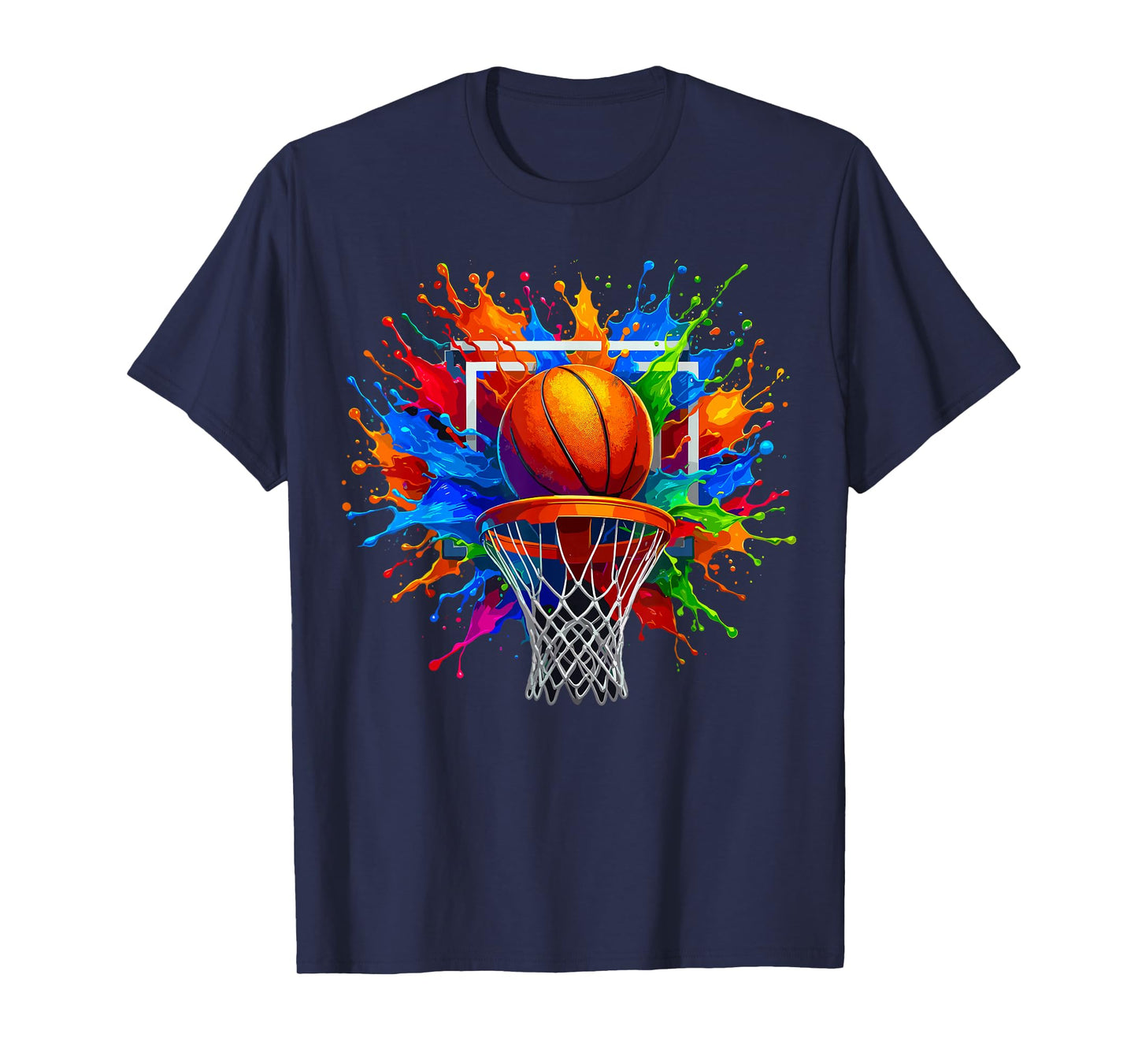 Basketball Color Splash Basketball T-Shirt