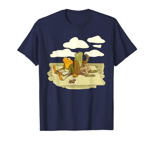 Book Frog Toad Vintage Book Frog Book Frog Reading Book T-Shirt