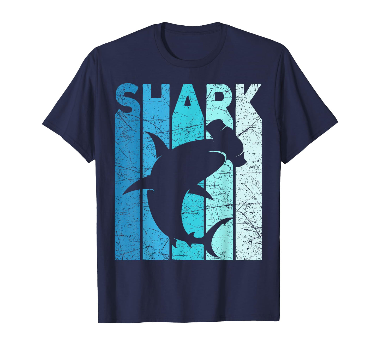 Hammerhead Shark Vintage Shark Lover Retro Oceanography T-Shirt