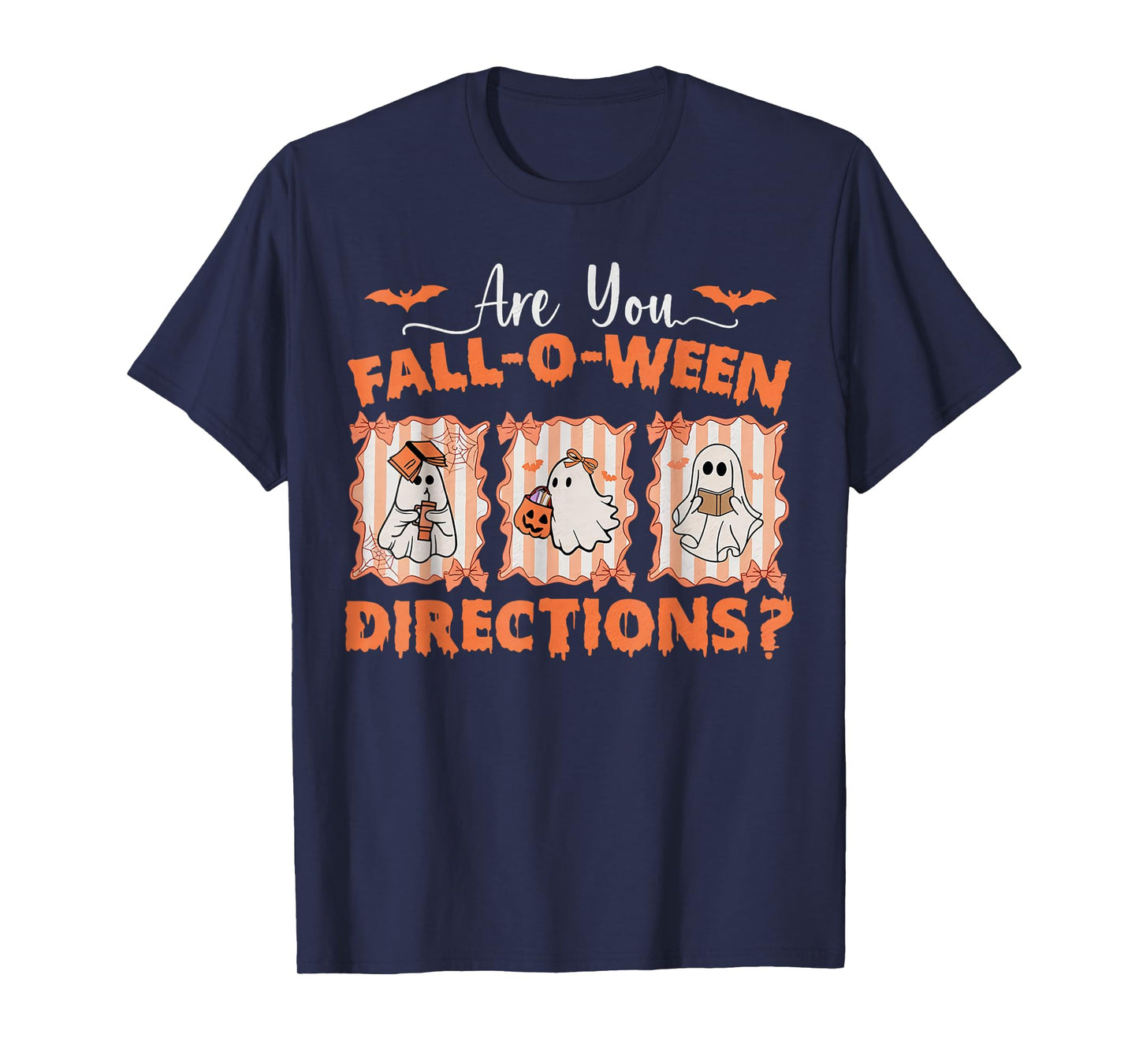 Vintage are You Fall O Ween Directions Teacher Halloween T-Shirt