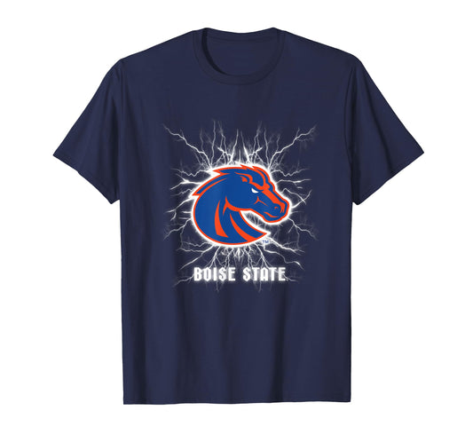 Boise State Broncos 90's Lightning Officially Licensed T-Shirt