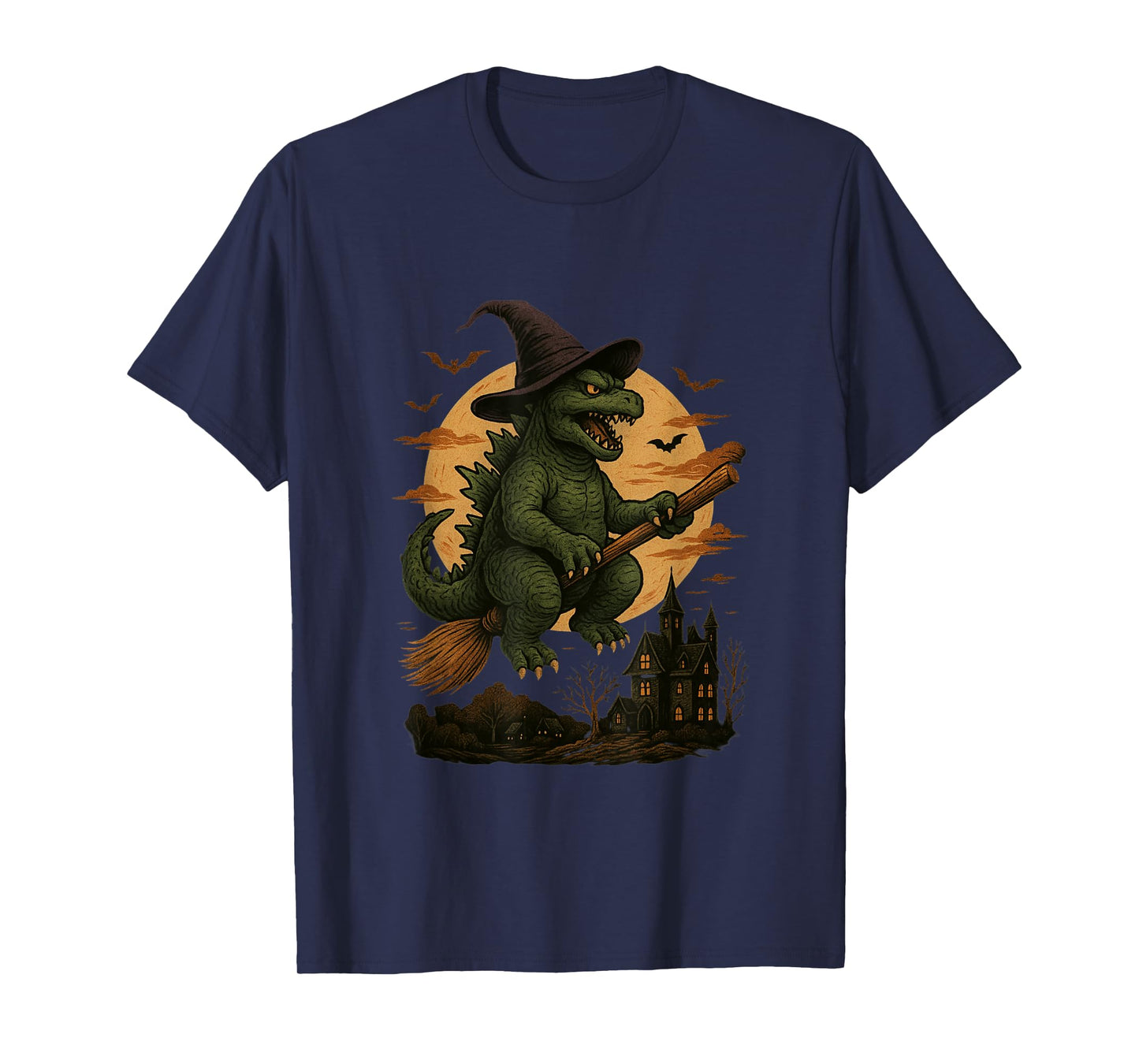Funny Monster Kaiju Witch for Kids Boys T-Shirt