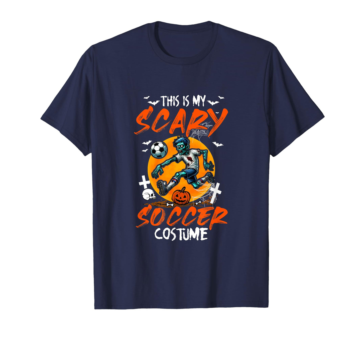 My Scary Soccer Costume Halloween Player Matching Team T-Shirt