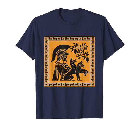 Hades God Cerberus Dogs Greek Mythology Ancient Greece Art T-Shirt