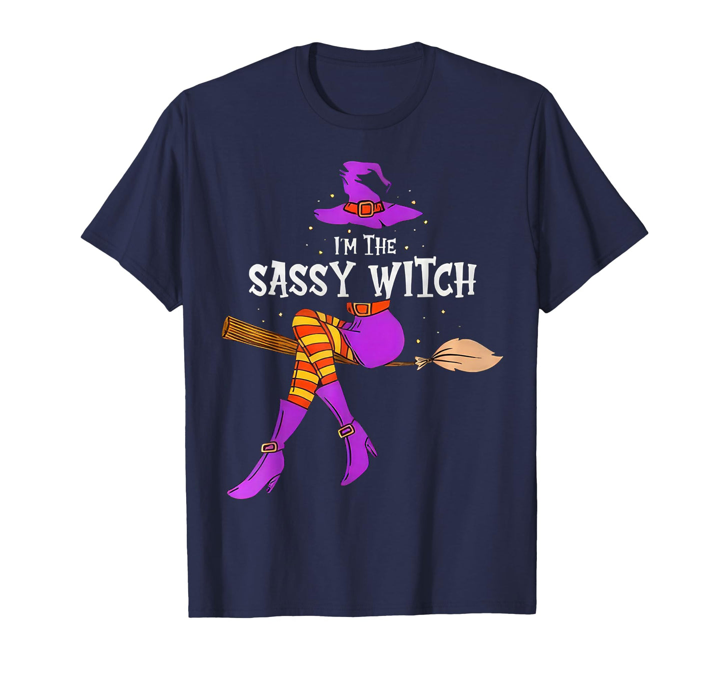 I'm The Sassy Witch Halloween Matching Group Costume Women T-Shirt