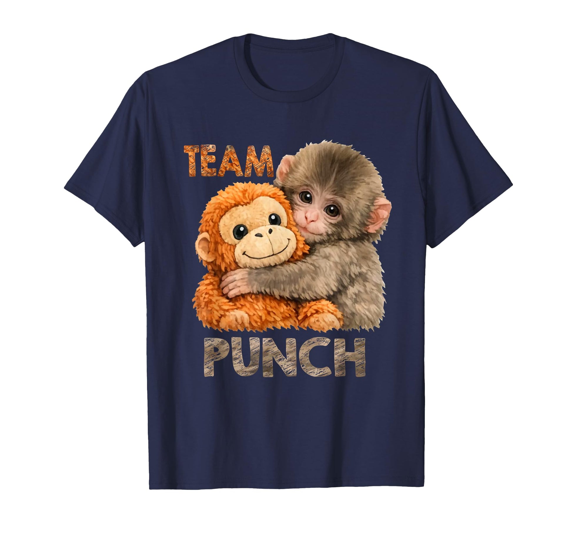 Monkey Team Punch T-Shirt - T-Shirt | Navy