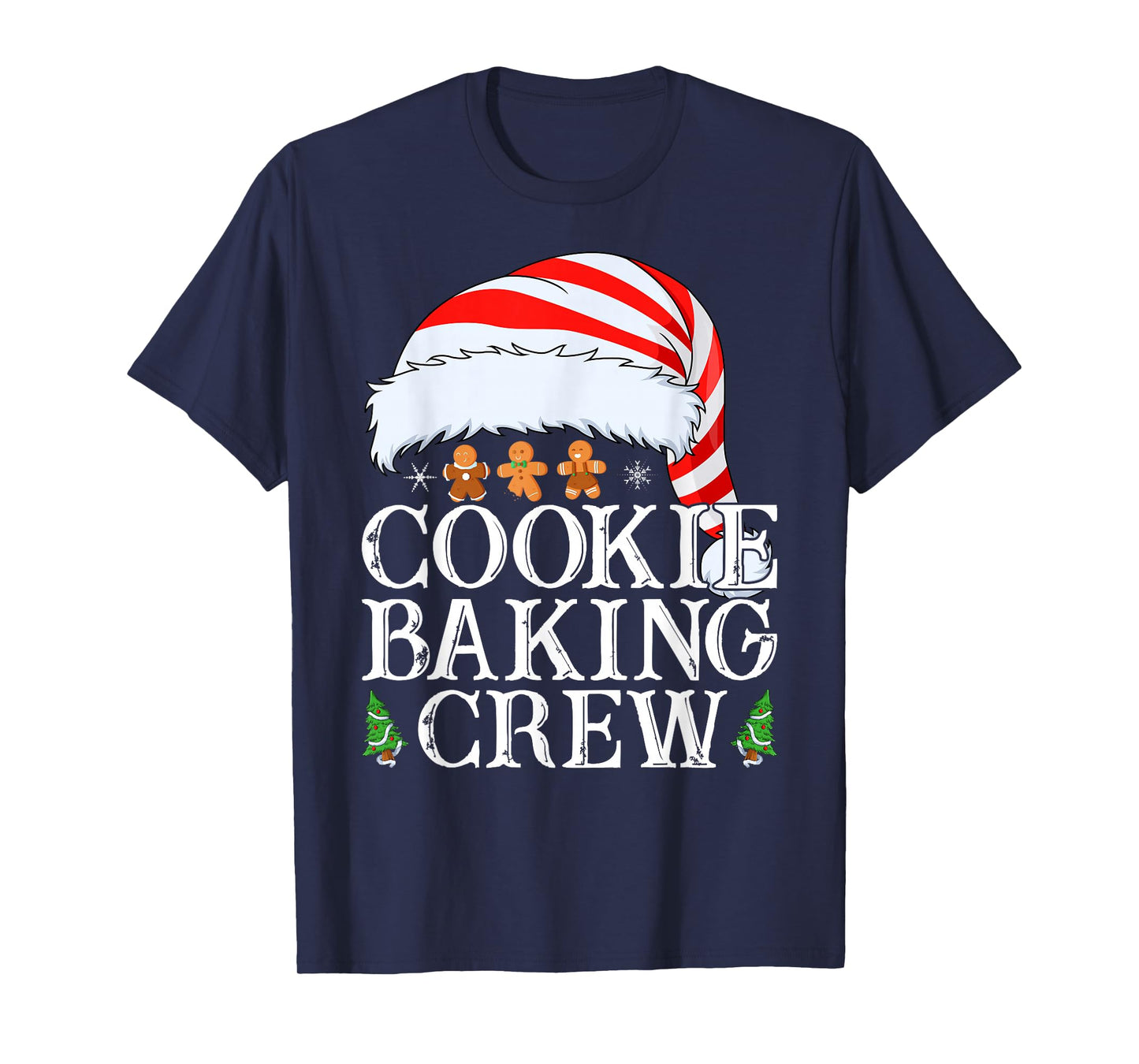 Cookie Baking Crew Santa Family Baking Team Christmas T-Shirt