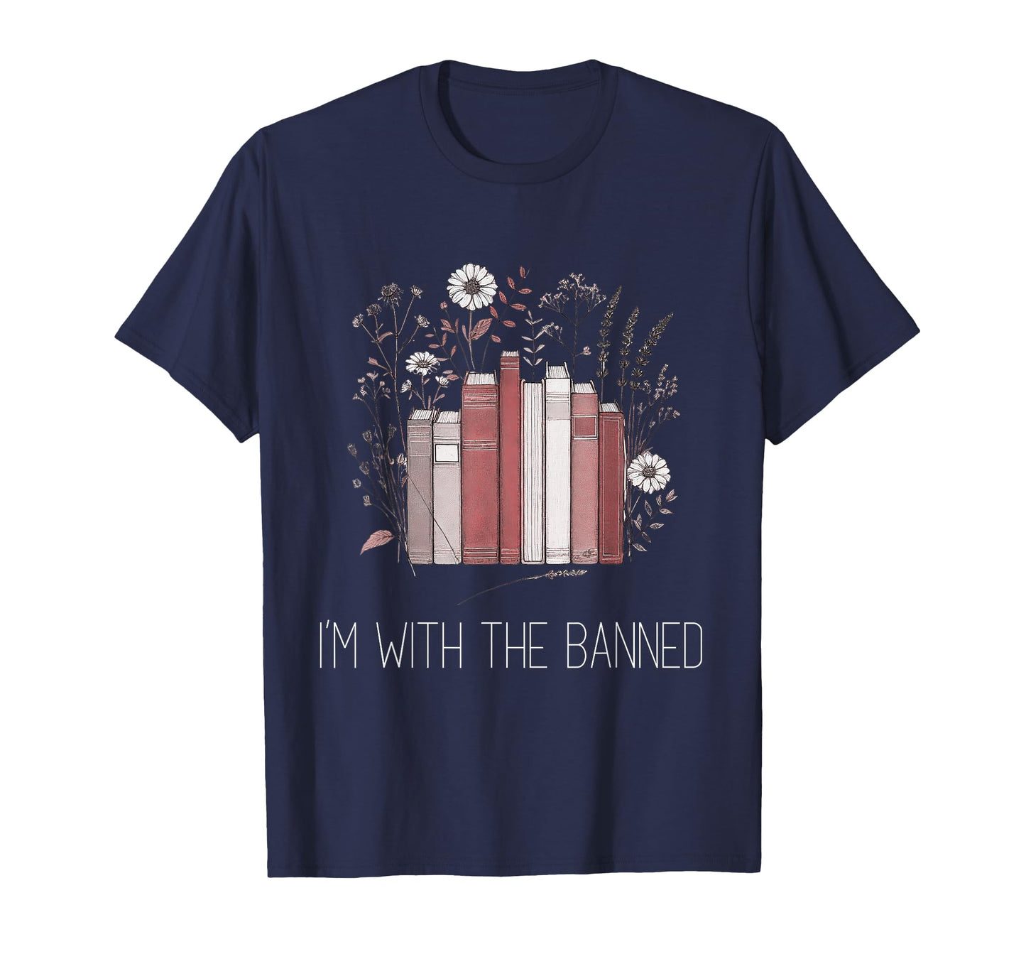 I'm With The Banned Tshirt Anti Censorship Vintage Graphic T-Shirt
