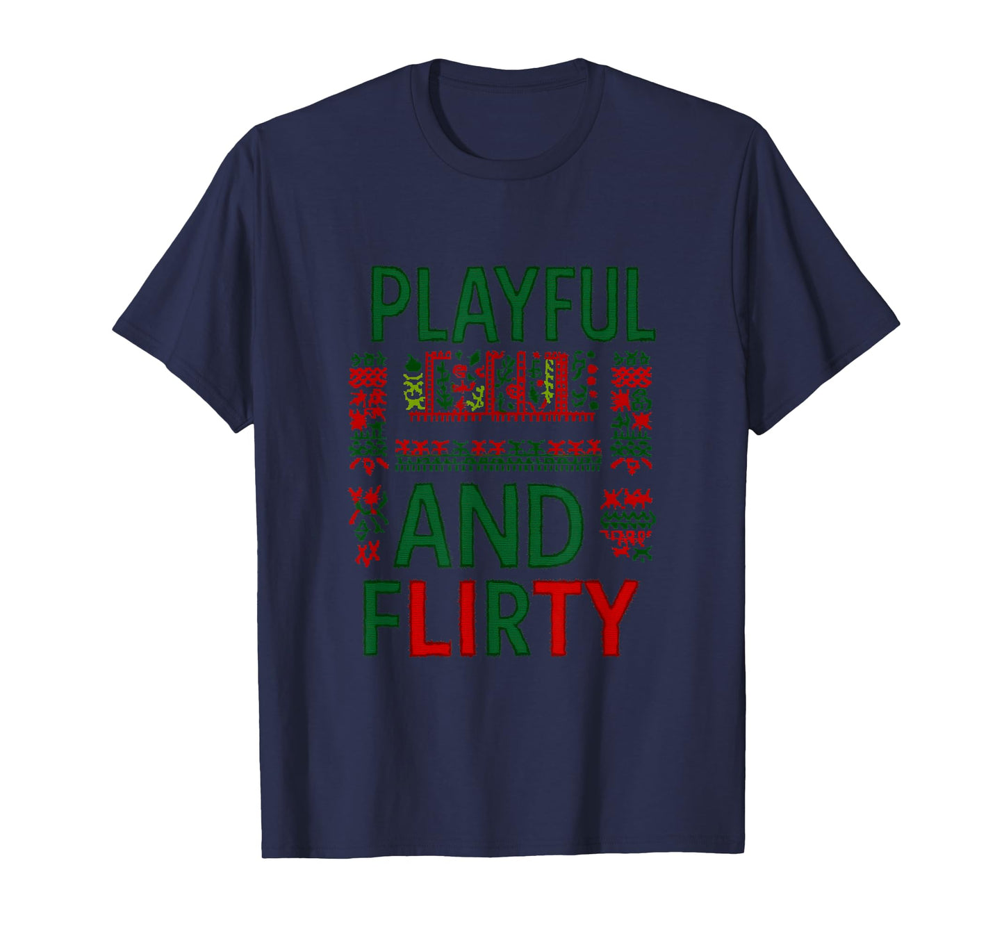 Cool Playful and Flirty Look for Santa Claus T-Shirt