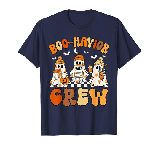 Boo-Havior Crew Behavior Analyst Halloween ABA T-Shirt