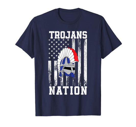 Fountain Fort Carson Trojans Logo Nation HS T-Shirt