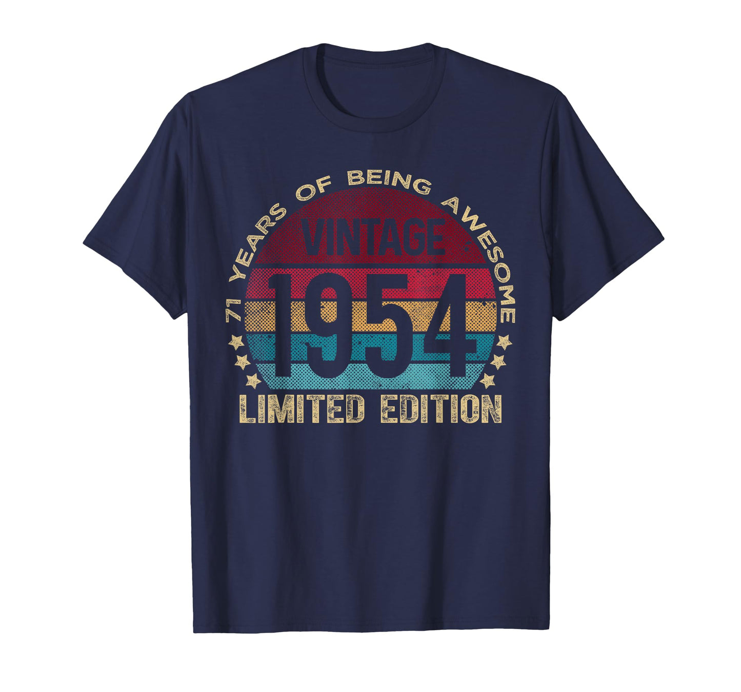 71 Year Old Gifts Vintage 1954 Limited Edition 71st Birthday T-Shirt