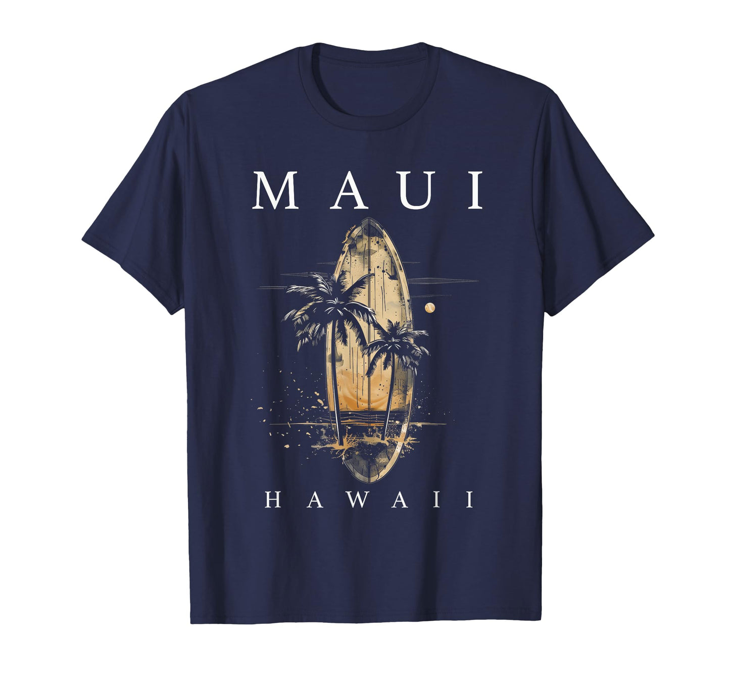 Maui Hawaii Surf Hawaiian Vintage Surfing Surfer T-Shirt