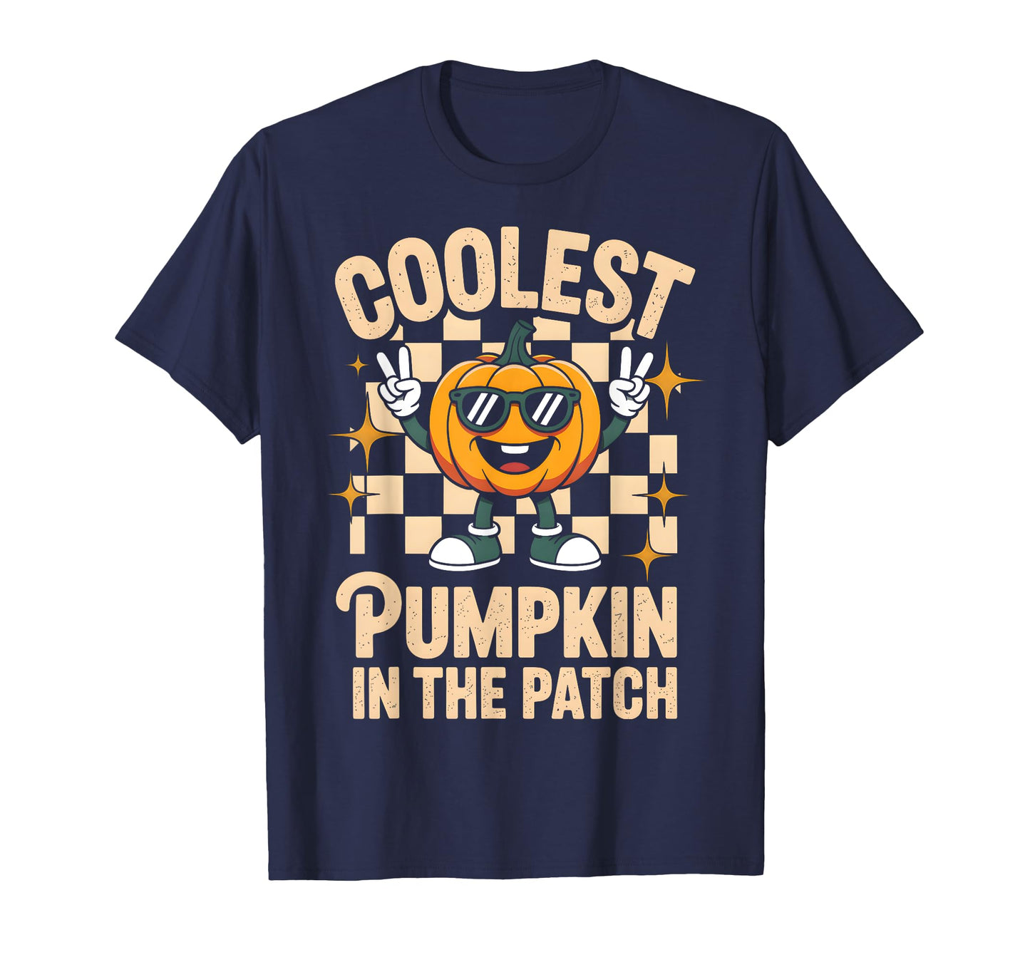 Coolest Pumpkin in The Patch Funny Halloween Boys Toddlers T-Shirt