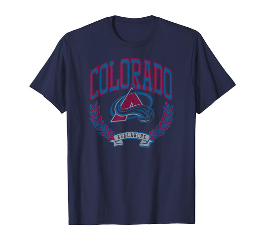 Colorado Avalanche Vintage Victory White Officially Licensed T-Shirt