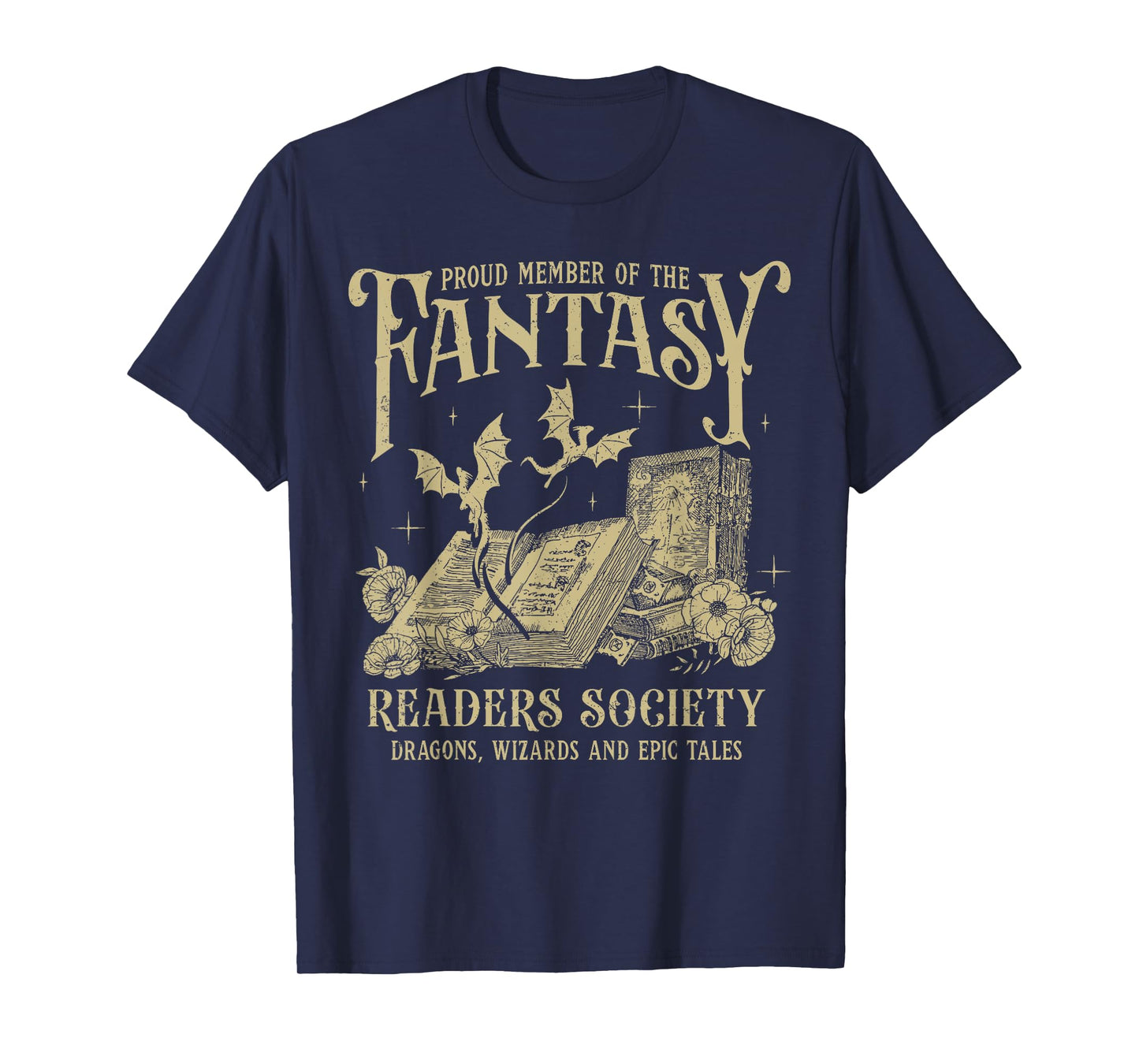 Fantasy Romance Proud Member Of The Fantasy Readers Society T-Shirt