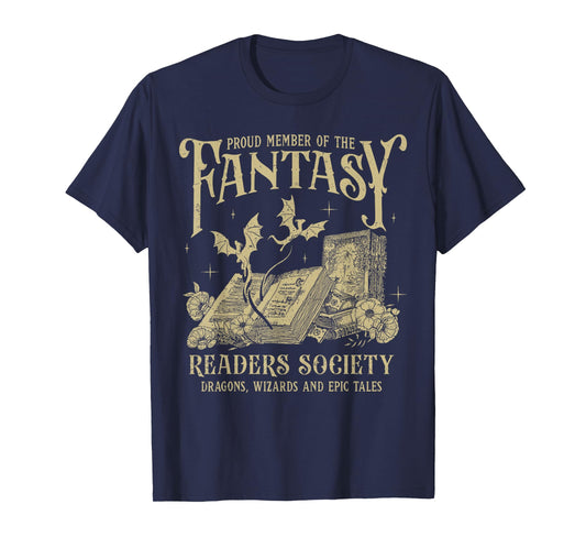 Fantasy Romance Proud Member Of The Fantasy Readers Society T-Shirt