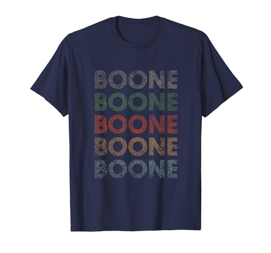 Boone First Name Grunge Style Vintage Retro T-Shirt