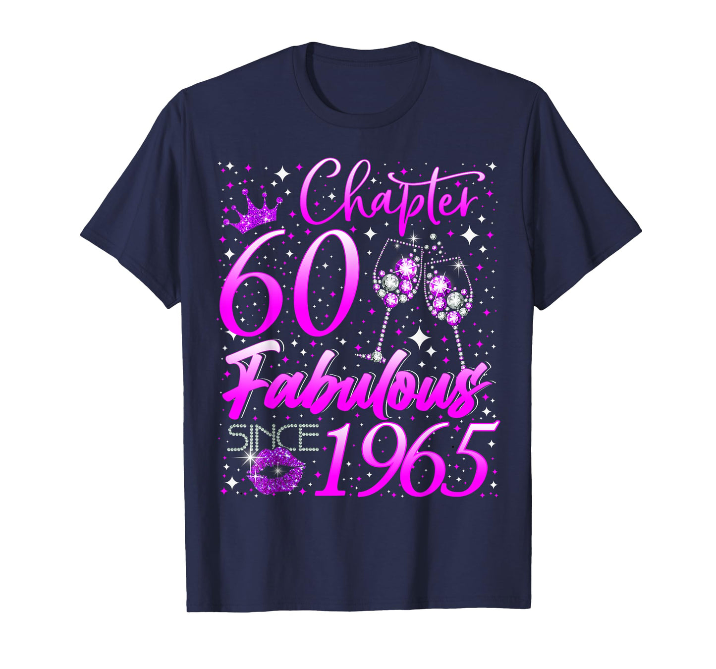 Womens Chapter 60 Fabulous Vintage Since 1965 60th Birthday T-Shirt