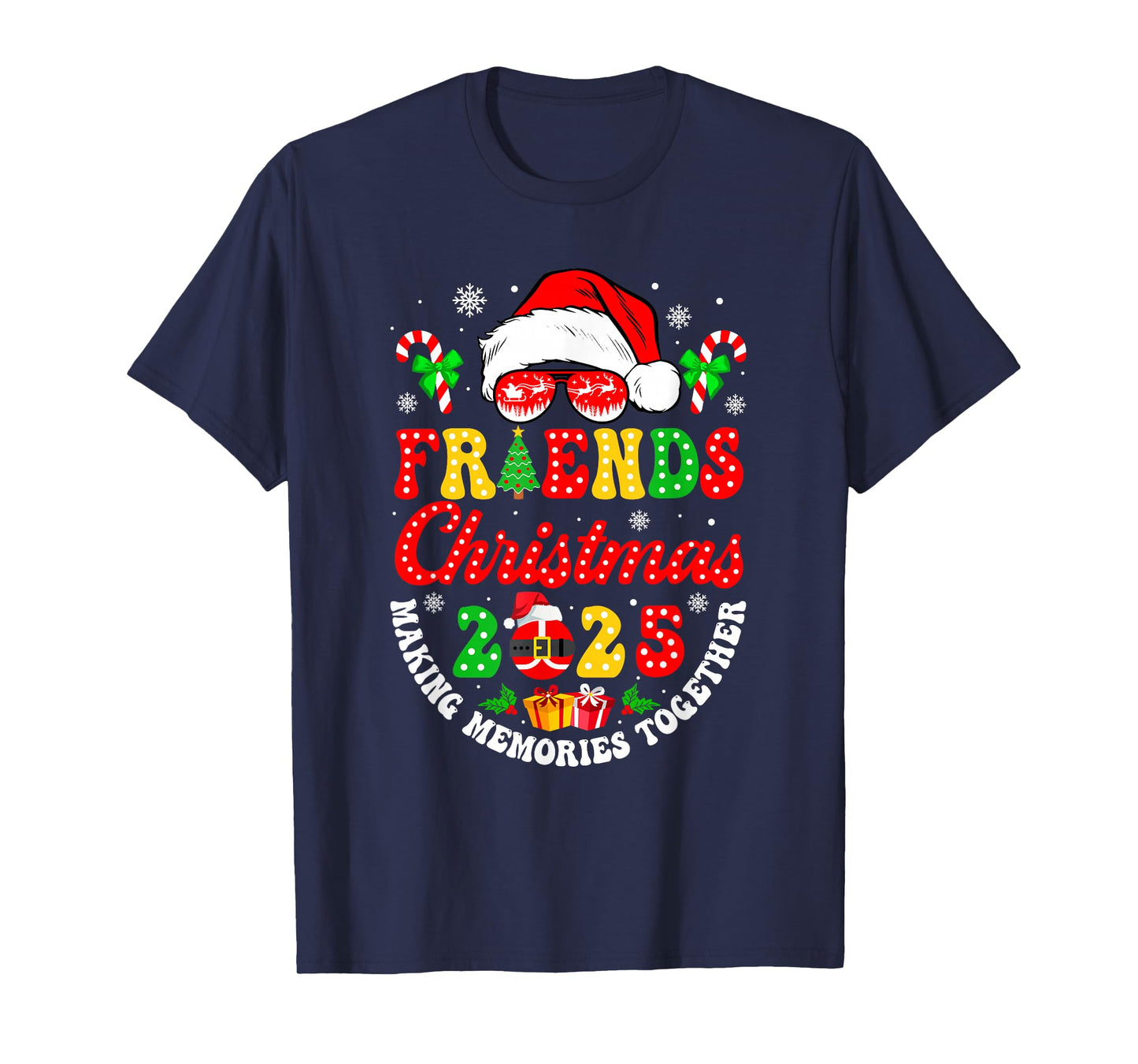 Friends Christmas 2025 Christmas Squad Xmas Matching Group T-Shirt