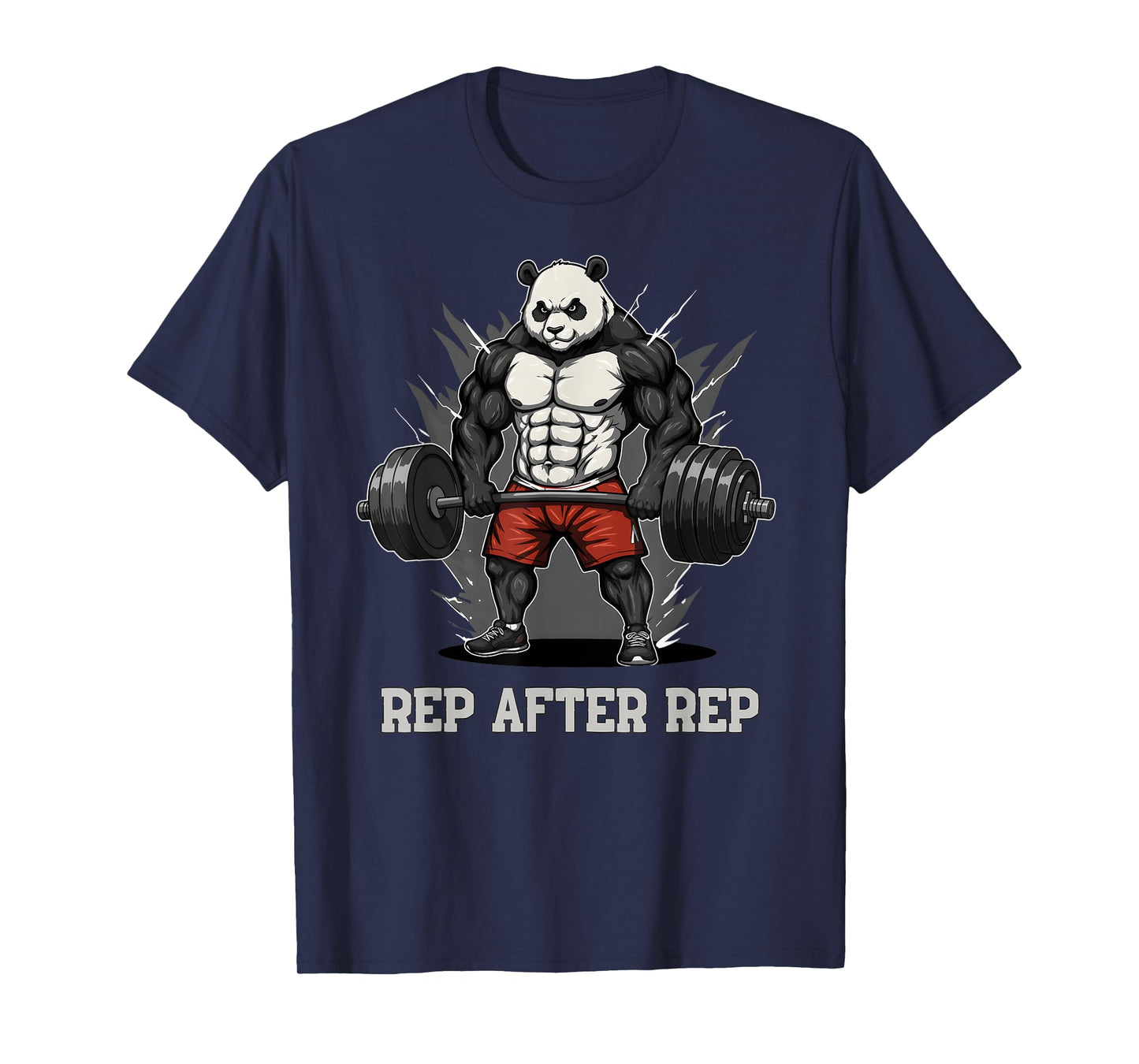 Anime Panda Pump Covers Gym Men Women Workout T-Shirt