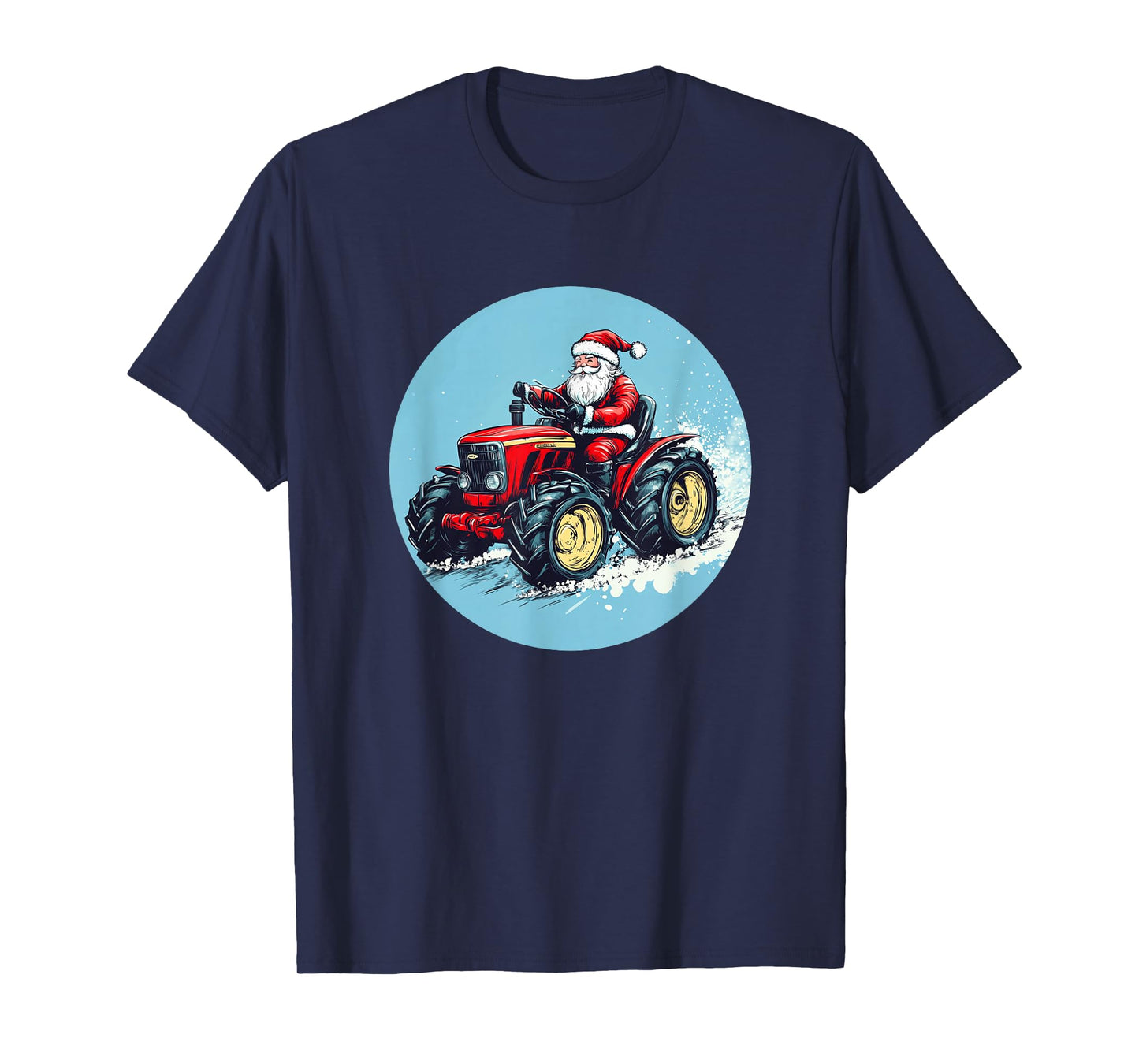 Farmer Santa Claus Plows into Christmas Fun for Season T-Shirt