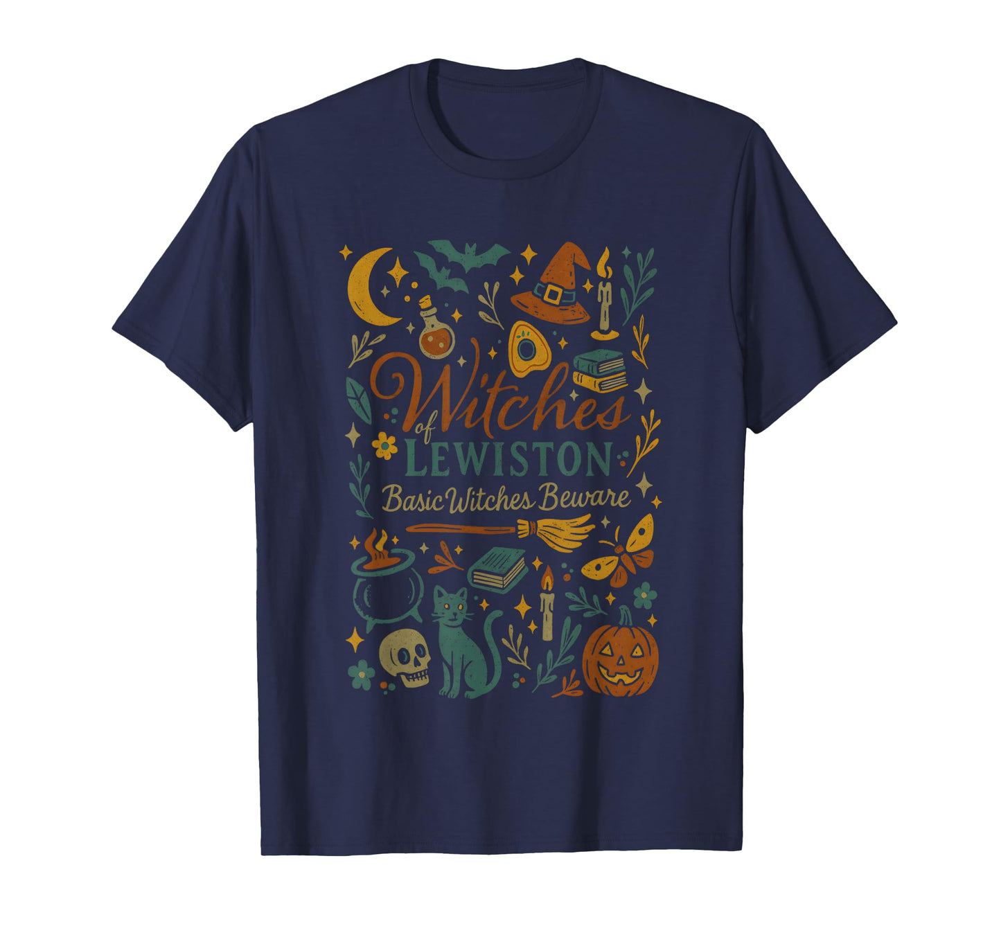 Witches of Lewiston Basic Witches Beware T-Shirt