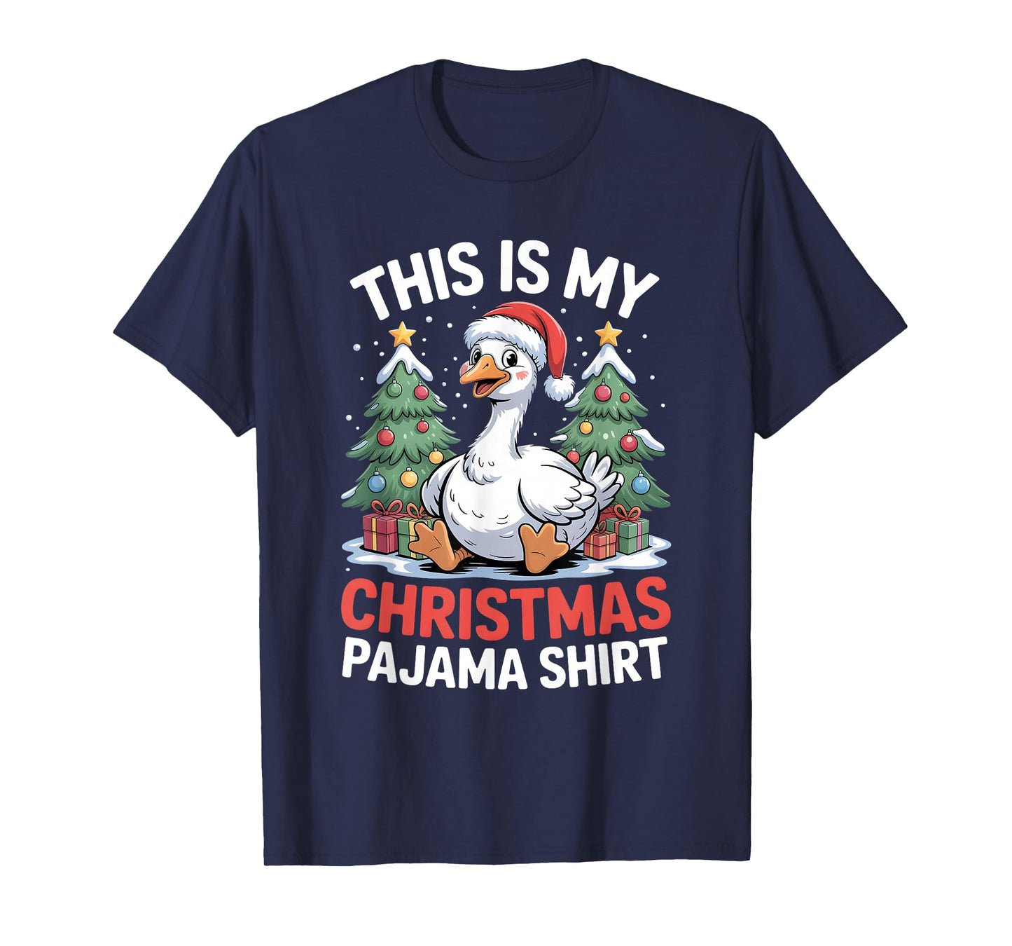Goose This is My Christmas Pajama T-Shirt