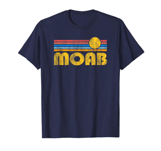 Vintage Moab Utah Retro Throwback Souvenir Mens Womens T-Shirt