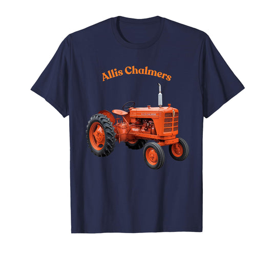 Vintage Alls Chalmers Tractor Retro Farming T-Shirt