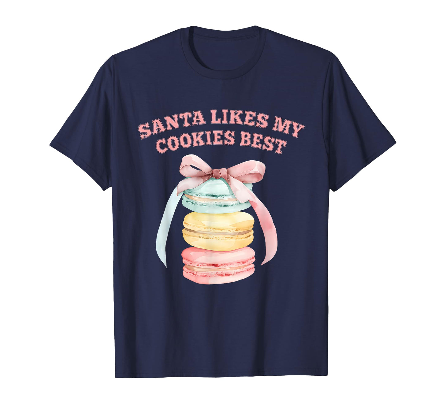 Santa Likes My Cookies Best Funny Christmas T-Shirt