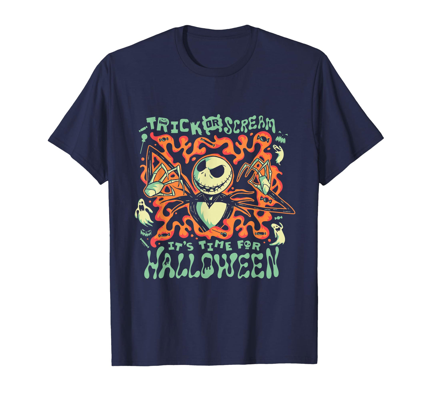 Disney The Nightmare Before Christmas Jack Trick or Scream T-Shirt