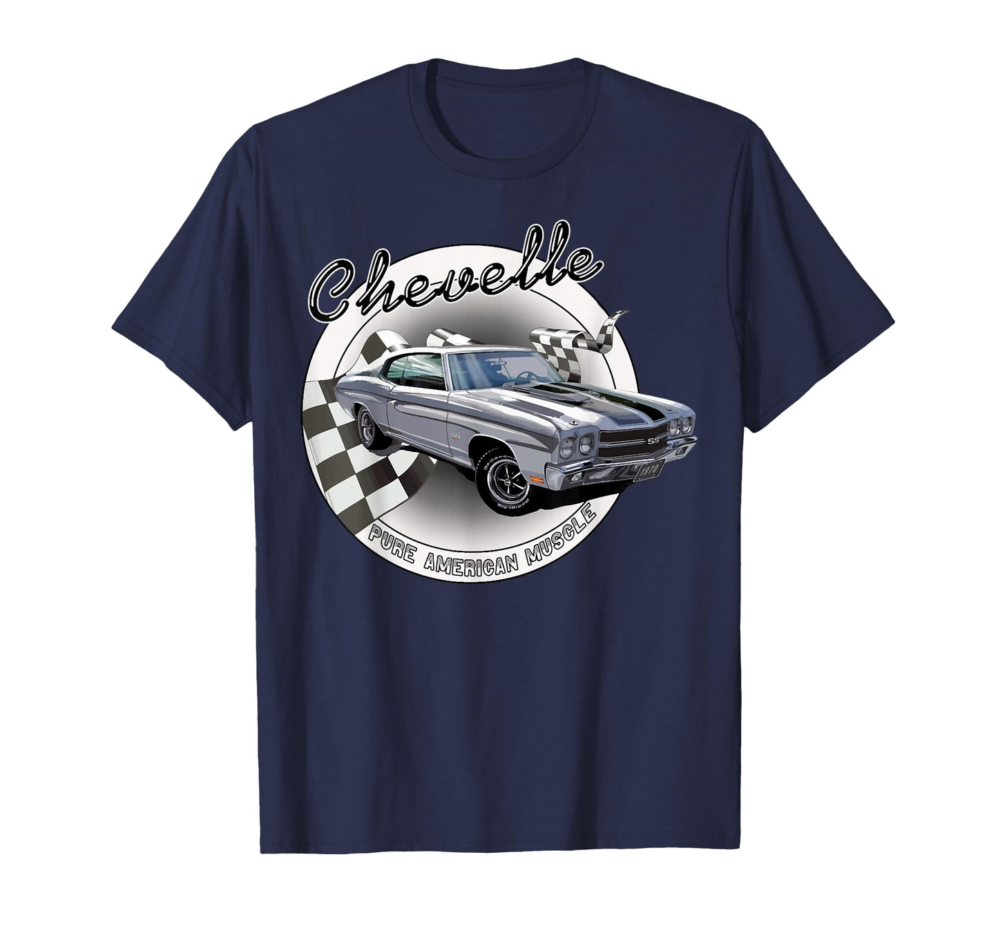 1970 70 Chevelle SS Cortez Silver Trending Chevys Muscle Car T-Shirt