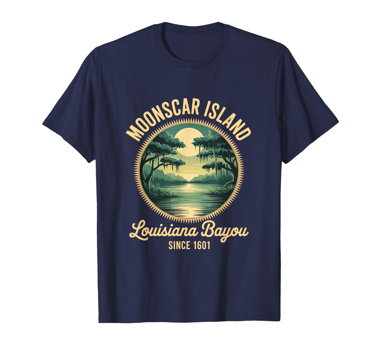 Moonscar Island Louisiana Bayou Seren 1601 T-Shirt