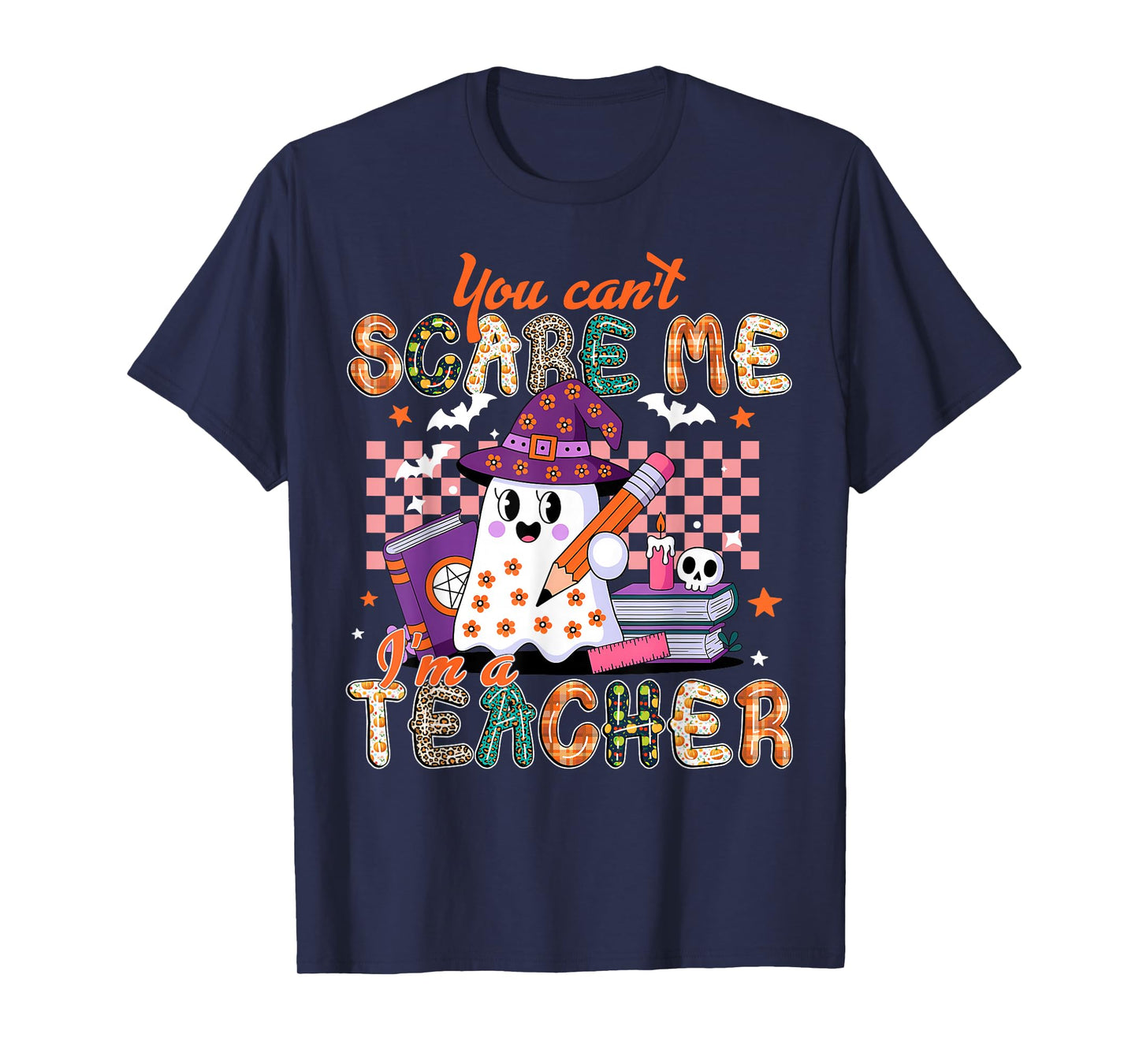 You Can't Scare Me I'm A SPED Teacher Crew Squad Halloween T-Shirt