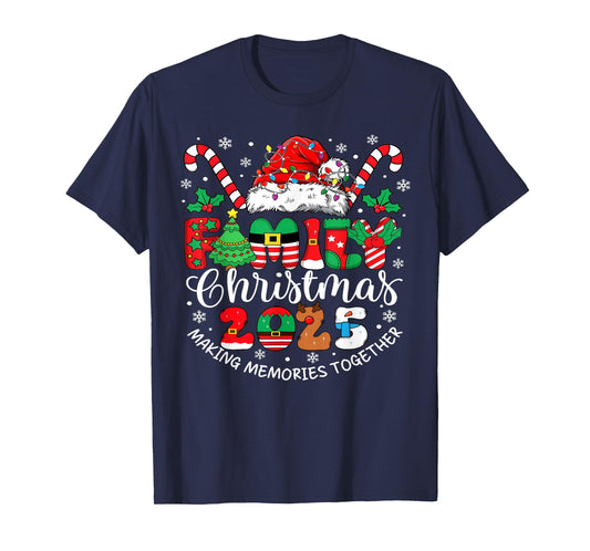 Family Christmas 2025 Making Memories Together Xmas Pajamas T-Shirt