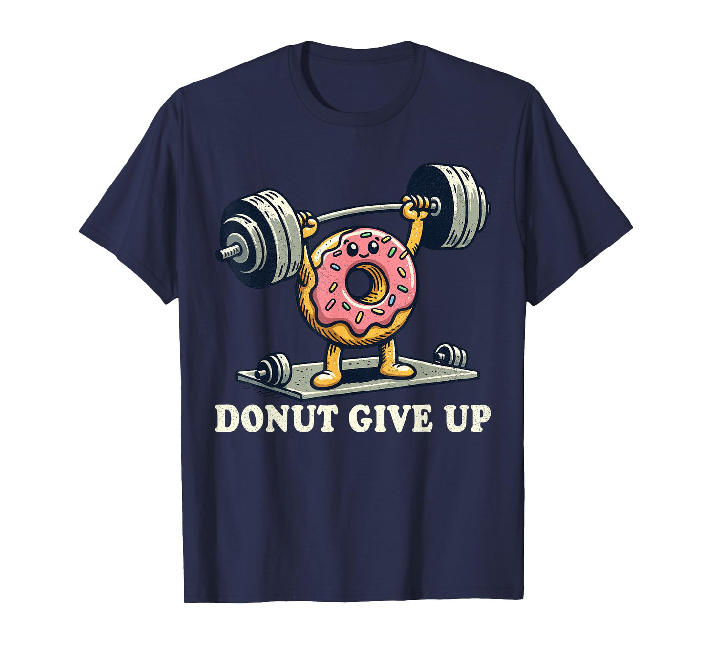 Weightlifting - Funny Fitness Workout Gym Donut Lover T-Shirt