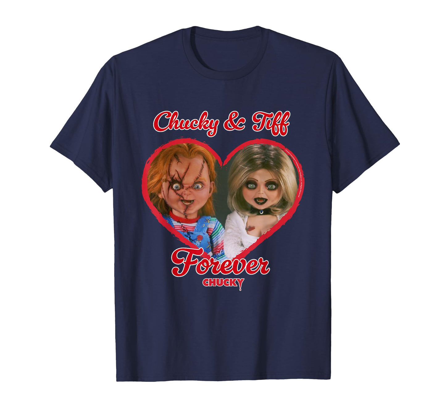 Chucky & Tiff Forever Heart T-Shirt