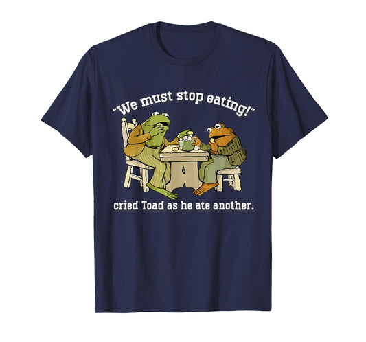 We Must Tee Stop Eating Toad As He Ate Another Frog Men Toad T-Shirt